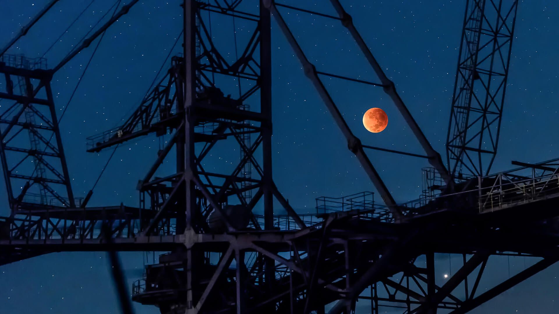 2018 Germany - Blutmond bei Leipzig