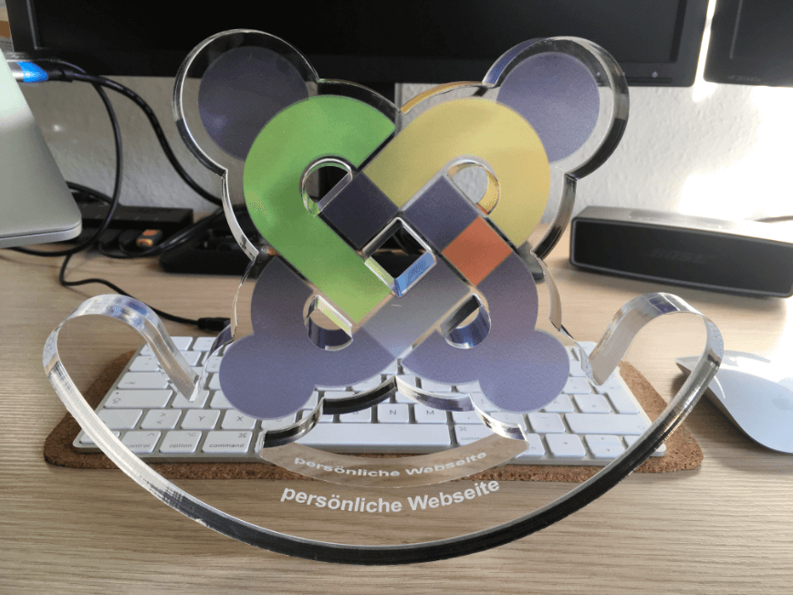 1. Platz J!otto 2018 Kategorie Persönliche Website