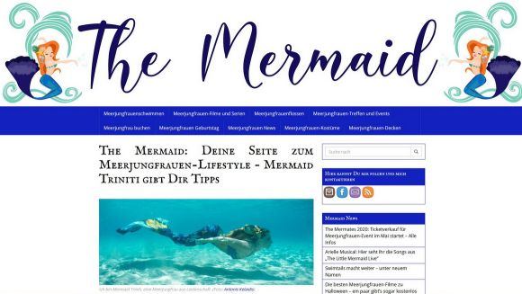 Unterwassermodell Diana